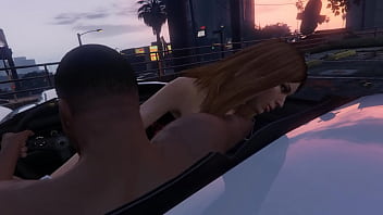 Preview 3 of Poiss - GTA 5 - Franklin gets a Hooker service