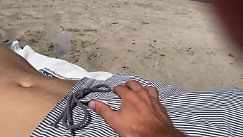 Preview 3 of Hot Actors Fucking - Would you suck my dick on the beach?