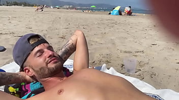 Preview 4 of Hot Actors Fucking - Would you suck my dick on the beach?