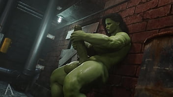 Preview 2 of Sex Elissa Khoury - she hulk