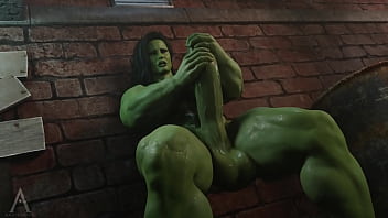 Preview 1 of Sex Elissa Khoury - she hulk