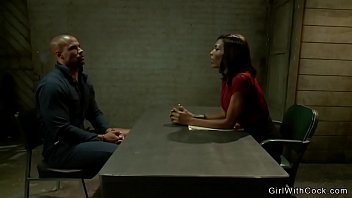 Preview 2 of Vovo Gostosa - Big cock soldier fucked by black shemale