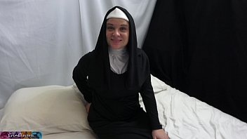 Preview 2 of Hard Fuck Sis Bro - Horny nun gets it in the ass