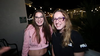 Preview 3 of Xxx Sunny Leon X Videos - White Girl Cops Season 4 Parody - SFW BTS Behind the Scenes w/ Kendra Heart,  Misty Rein,  Shimmy Cash