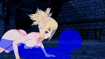 Preview 3 of Kadi Sex - DR Stone Hentai - Kohaku boobjob and handjob - Japanese Asian Manga Anime Game Porn