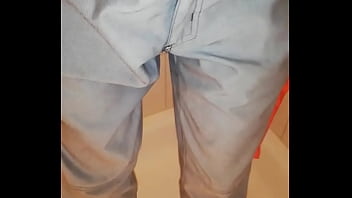 Preview 2 of Zoo Sexy Dog - PEEING in Bathroom