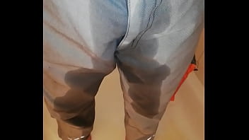 Preview 4 of Zoo Sexy Dog - PEEING in Bathroom