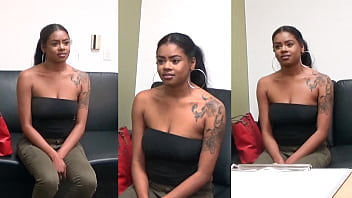 Preview 1 of Dad Fuc Boy Sun - Lala Camille black hottie makes her first porno video