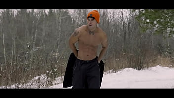 Preview 1 of My Ex Masturbates For Me Part 4 - Falconsex.com - Drew Dixon and hunk Kenzo Alvarez fuck in winter outdoors. After a long hike in the snowy mountains,  muscle jock Kenzo is looking for someone to help him warm up who can swallow his long angry cock.
