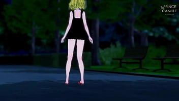 Preview 1 of Nude Underwater Teens Pool - Anna wants to exorcise you with her wet vagina - Shaman King