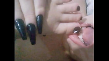 Preview 4 of Ebony Tits Dp - Adoro uma linguada