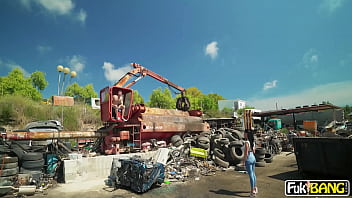 Preview 1 of The Frozen Flower - Sapphire LaPiedra Her Action In Junkyard