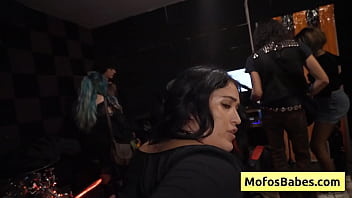 Preview 4 of Desi Shy Guy - Sexy brunette with spectacul big natural boobs fucked during live concert - Nia Bleu,  Brett Maker