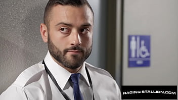 Preview 1 of Porno Lucy Liu - Hot Pilot Random Bathroom Hook-up wt Sexy Businessman - Drew Valentino,  Brogan - RagingStallion