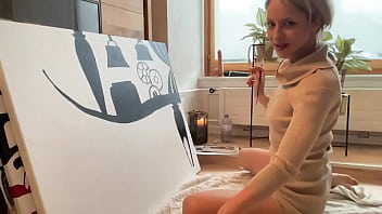 Preview 2 of Best Massage Xxc Video - Painting My Studio ART