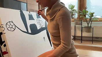 Preview 3 of Best Massage Xxc Video - Painting My Studio ART