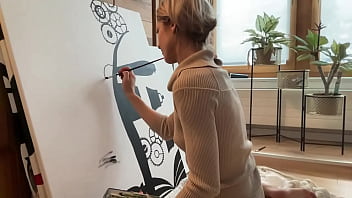 Preview 4 of Best Massage Xxc Video - Painting My Studio ART