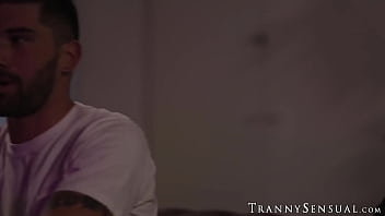 Preview 1 of X Video Art - Tranny Crystal Thayer covered in cum after hardcore pounding