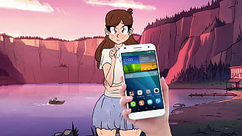 Preview 1 of Amatr Spy - Girl,  can I have your instagram ? Gravity falls Mabel Pines hentai ( porn 2d sex ) CARTOON
