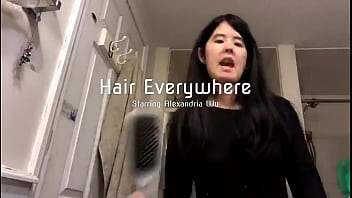 Preview 1 of Old Man Licking Boobs - Hair Everywhere starring Alexandria Wu