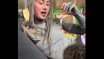 Preview 3 of Anal Sicooli - playing with my kitten#tattoogirl #tattoomodel #inkedgirl #tattoos #tattoo #inked #inkedup #kitten