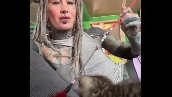Preview 4 of Anal Sicooli - playing with my kitten#tattoogirl #tattoomodel #inkedgirl #tattoos #tattoo #inked #inkedup #kitten