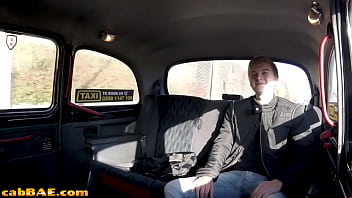 Preview 1 of Marti Sex Fuck - Cute euro cabbie pussyeaten before sideways sex on backseat