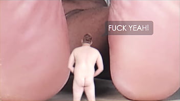 Preview 3 of Small Dick Hranny - These Feet Big Enough For Ya Little Bug?