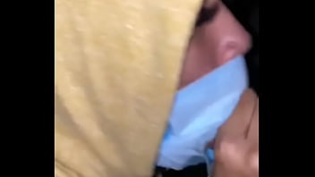 Preview 2 of Only Forced Rape Japaese - Sloppy head in corona mask