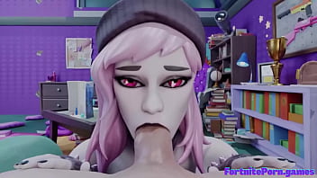 Preview 3 of Sophia Leone Fuck Black Man - Sexy ass 3D Fortnite sex compilation