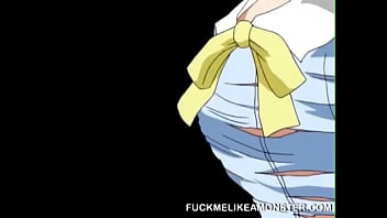 Preview 1 of Teen Girl And Boy Orgasm - Big titty anime babe gets pussy licked