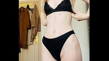 Preview 2 of Spandex Facseit - Teen Lingerie party 03