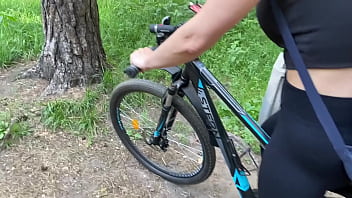 Preview 1 of Sexy Milf Sister Storm - I met a big-boobed beauty in the woods and persuaded her to suck my dick