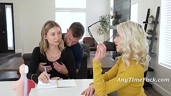Preview 1 of Baby Dik - Teen&#039_s Use Anatomy As Excuse For Free Use- Emma Sirus,  Scarlett Hampton