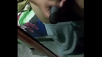 Preview 3 of Kompizme In Miya Jalifa - Indian black dick oil massage front of mirror