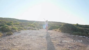 Preview 1 of Worlds Largest Dick Military - Wetting sweatpants and panties on a barefoot morning walk