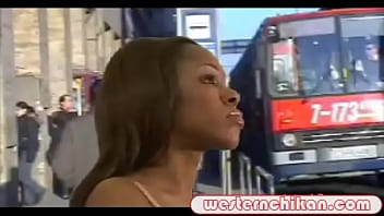 Preview 1 of Fucking Machine Melrose Foxxx - Black Stunning Tourist Groped on the Bus!