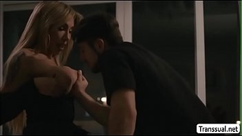 Preview 3 of Chubby Russian Mother - Hot TS Eva begs Stepson to fuck her ass