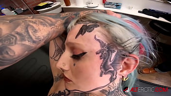 Preview 4 of Indian Vs Bbc My - River Dawn Ink gets some new ink then gets fucked
