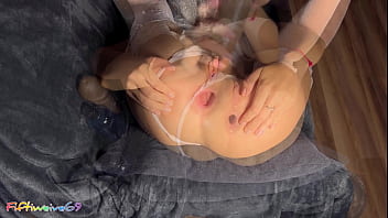 Preview 2 of Sesy Massage - Beautiful anal fisting rear girl up