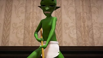 Preview 1 of Head To The Fuck - MMD Touhou Sakuya and Goblin (better quality)