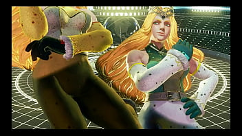 Preview 4 of Latina Bash - Kolin Holiday (No Skirt) Appreciation - Street Fighter.mp4