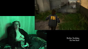 Preview 2 of Nude Xoxoxo Ameatuer Woman - Naked Alan Wake 2 Play Through part 2