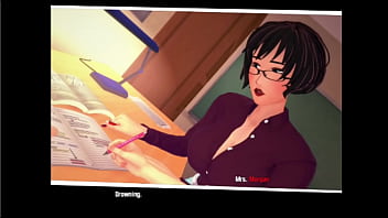 Preview 3 of Kazakh Slut Sex - Knight Of Love Cap 39 - Fucking My MILF Teacher and I Cum Inside Her