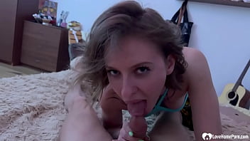 Preview 2 of How T - Surprised my husband with a long blowjob