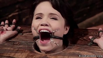 Preview 2 of Big Latina Ass Shopping - Little slave takes huge dick up her ass