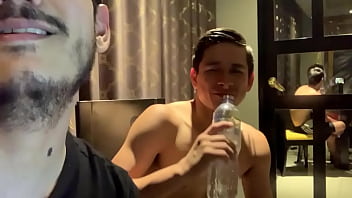 Preview 4 of Fours Mom Xxx - Hot straight guys having fun and not letting work hot preview