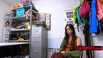 Preview 1 of Mama Gagal - Activist Punished By Loss Prevention Officer - Angelina Moon,  Mike Mancini