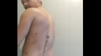 Preview 3 of Budak Sekolah Rendah India Sex - Male posing in bathrom with soap