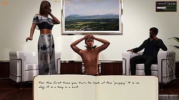 Preview 2 of Mom Franche Anal - Bound To College #06 - Dominated by Headmaster and his Wife